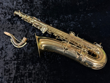 Photo Vintage Conn 10M Naked Lady Tenor – 1952, Serial #351422 – Players Horn AS IS Special!